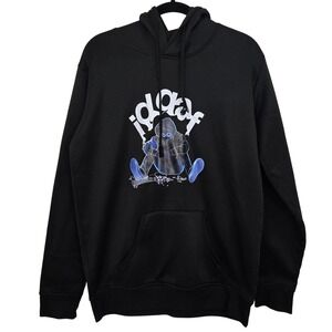 BoyWithUuke Hoodie Men LG Black IDGAF Toxic Merch Pullover Broken Guitar Graphic